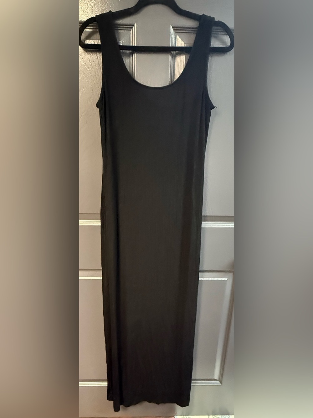Alex Evenings Black Sleeveless Maxi Dress